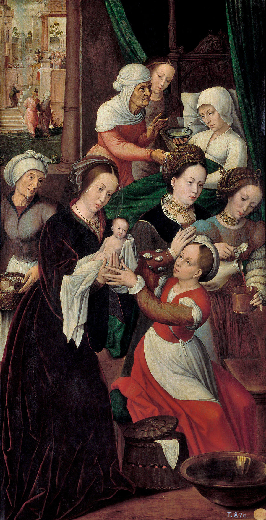 La naissance de la Vierge - Ambrosius Benson