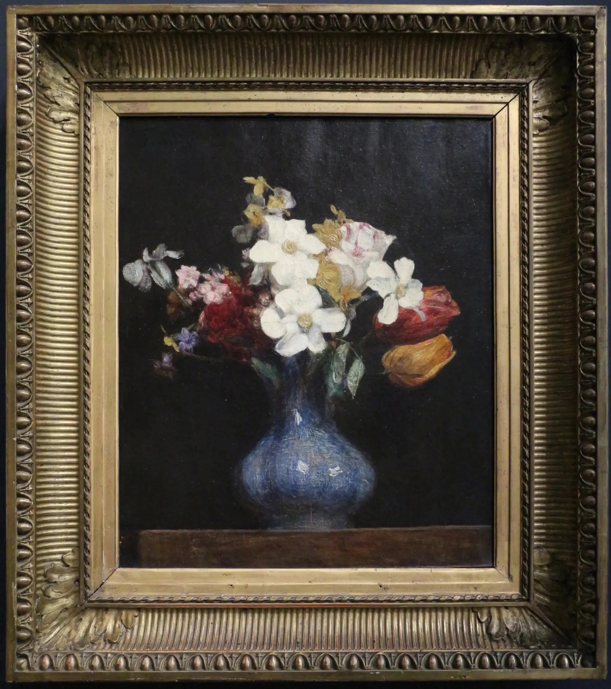 Narcisses et tulipes - Henri Fantin-Latour image 1 copie peinte à la main à l’huile