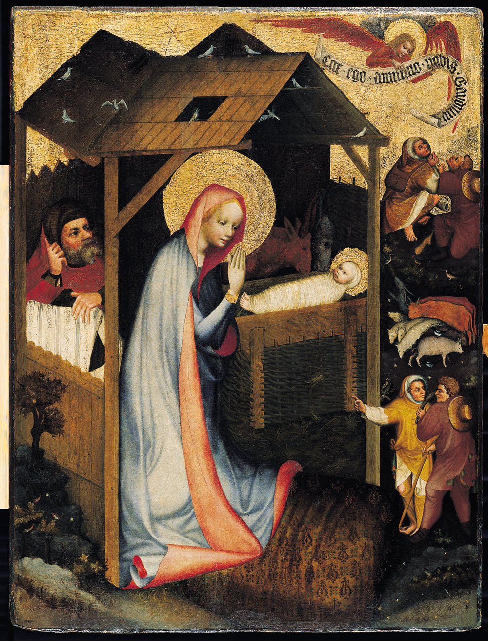 Nativité - Master of the Třeboň Altarpiec image 1 reproduction de peinture à l’huile