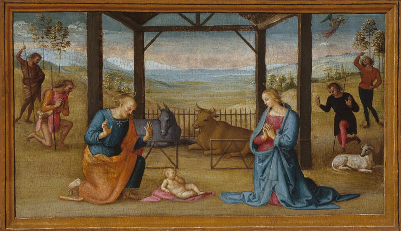ภาพประสูติ - Pietro Perugino