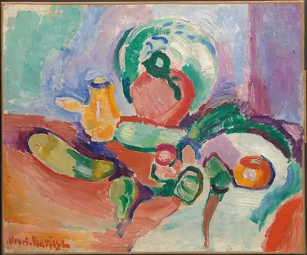 Nature morte au concombre - Henri Matisse image 1 tableau peint à l’huile sur toile