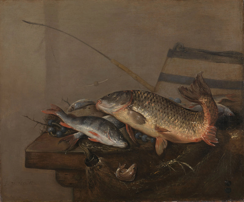 Nature morte au poisson - Pieter van Noort