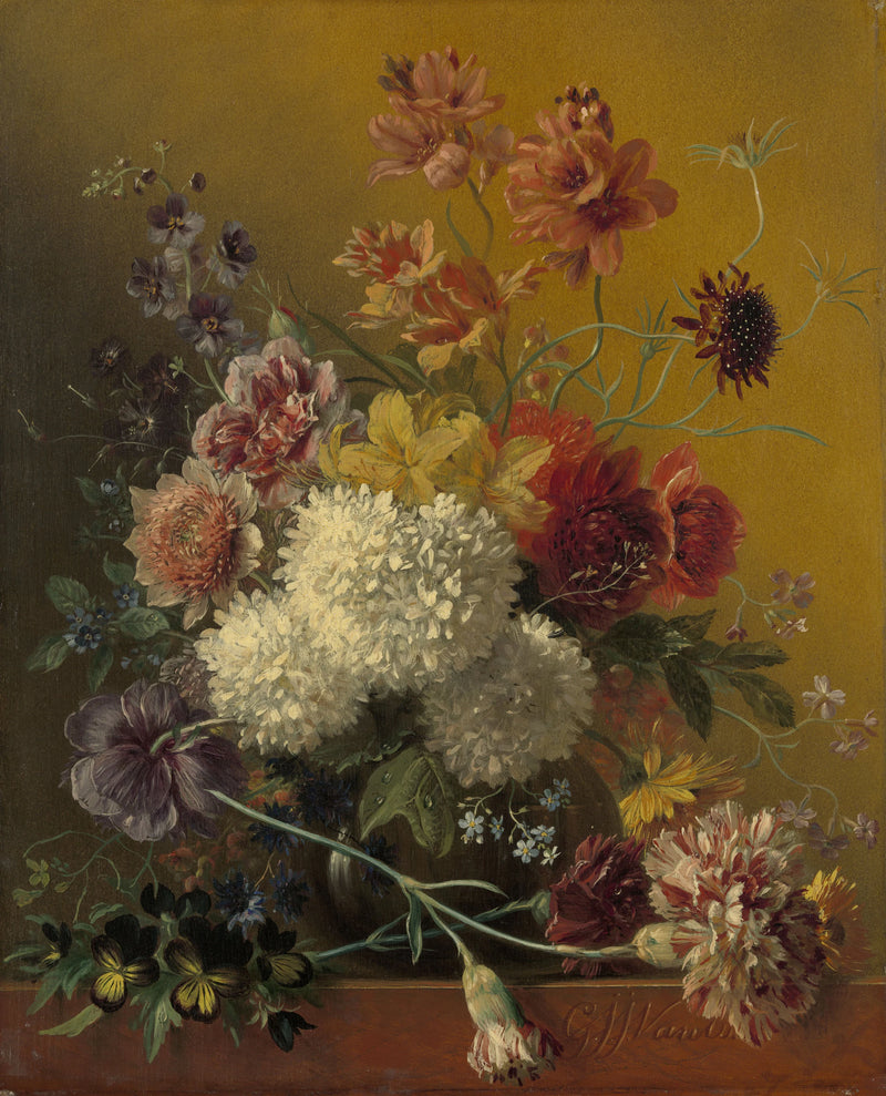 Nature morte aux fleurs - Georgius Jacobus Johannes van Os