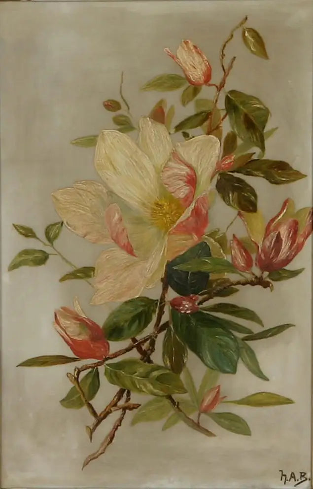ศิลปะภาพวาดของดอกไม้แห้ง - H. A. Brendekilde
