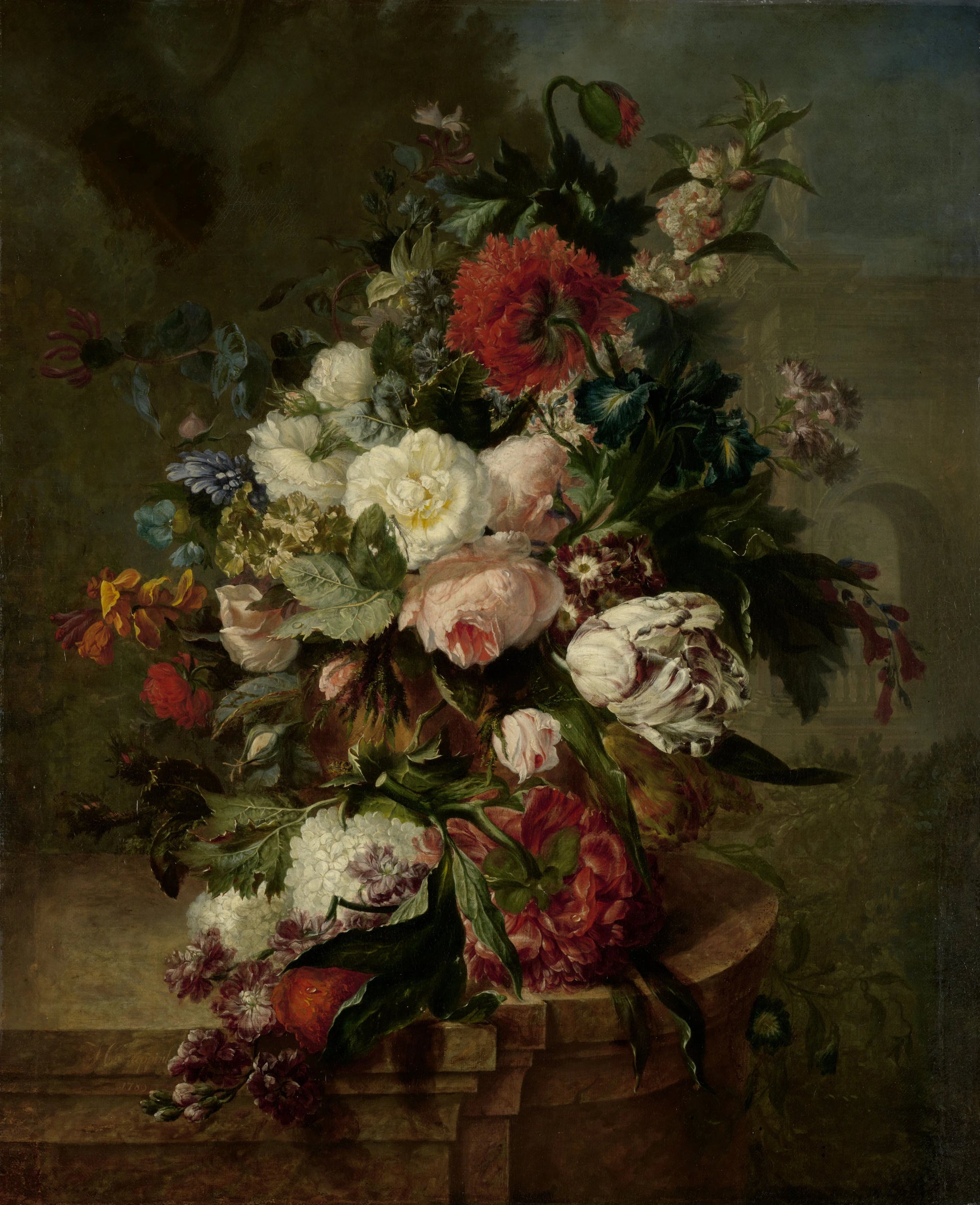 Nature morte aux fleurs - Harmanus Uppink