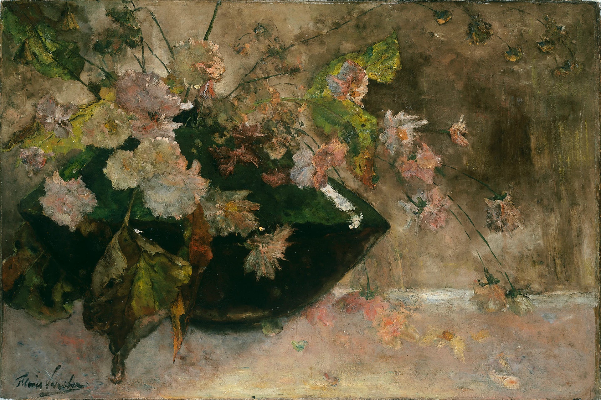 Nature morte aux pivoines - Floris Verster