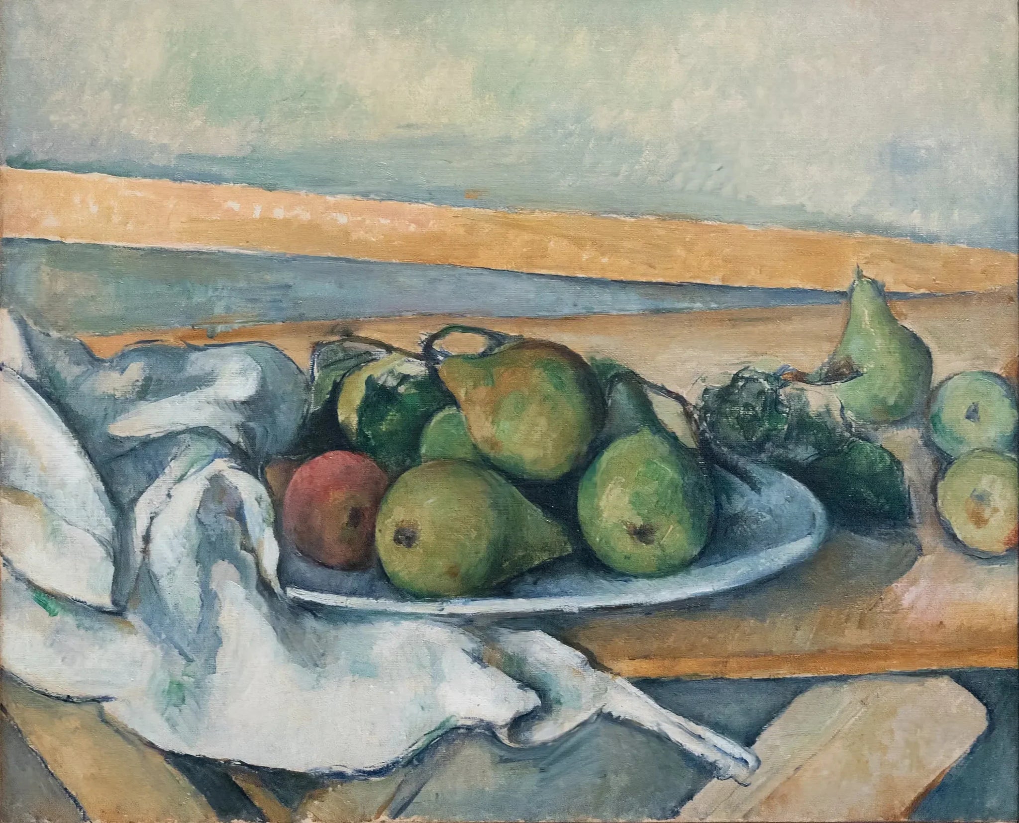 Nature morte aux poires - Paul Cézanne image 1 tableau peint à l’huile sur toile