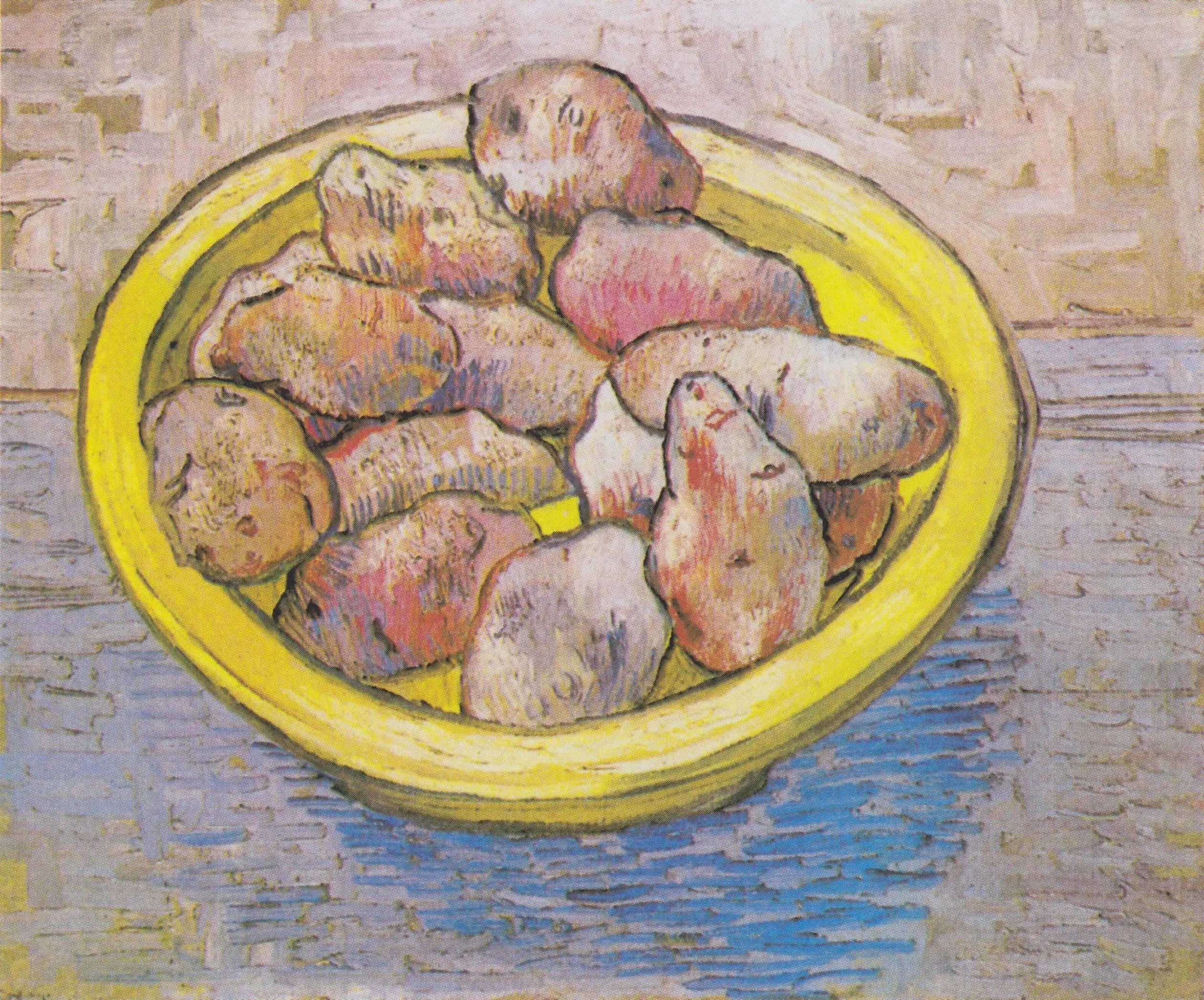 Reproduction du tableau « Nature morte aux pommes de terre - Vincent van Gogh » par Alpha Reproduction en peinture à l’huile