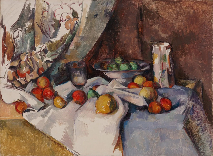 ภาพนิ่งผลไม้กับแอปเปิ้ล - Paul Cézanne