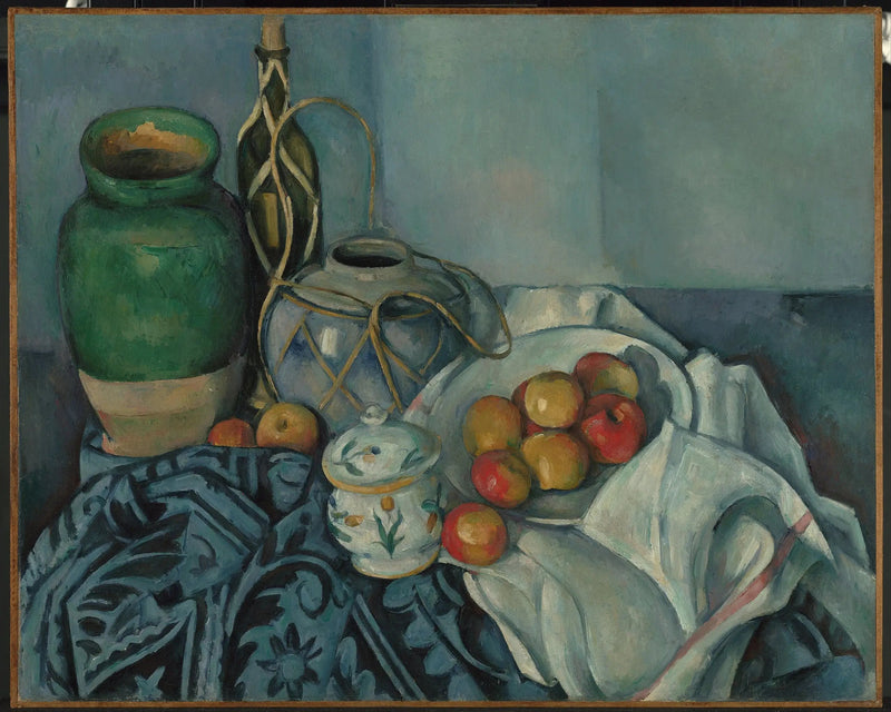 ภาพนิ่งผลไม้กับแอปเปิ้ล - Paul Cézanne