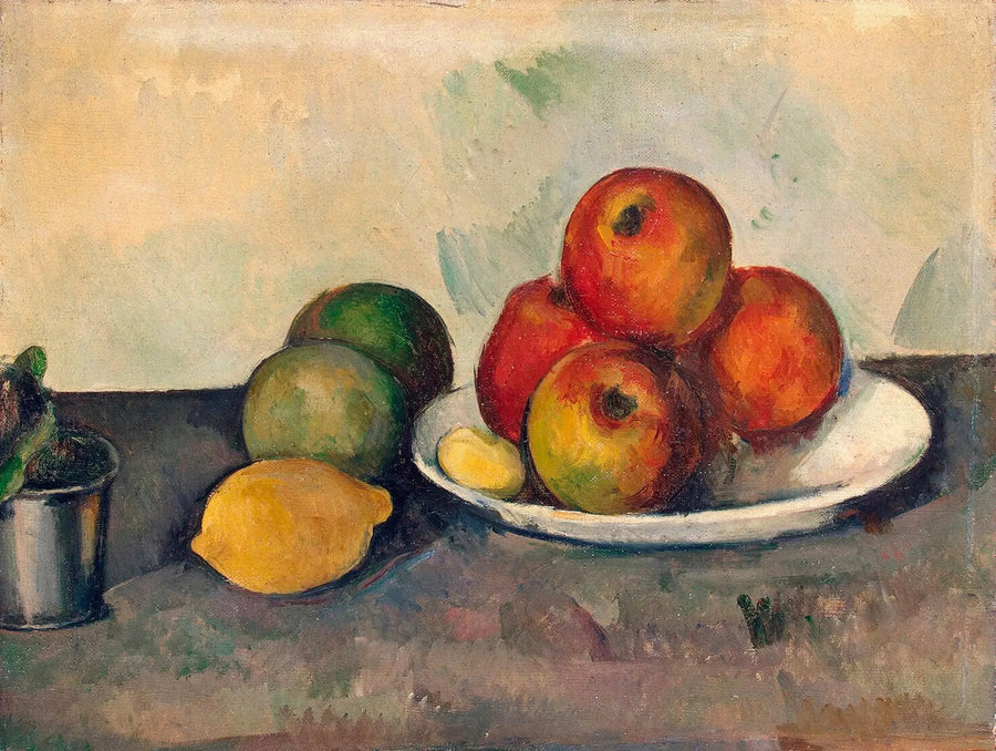 ภาพนิ่งผลไม้กับแอปเปิ้ล - Paul Cézanne