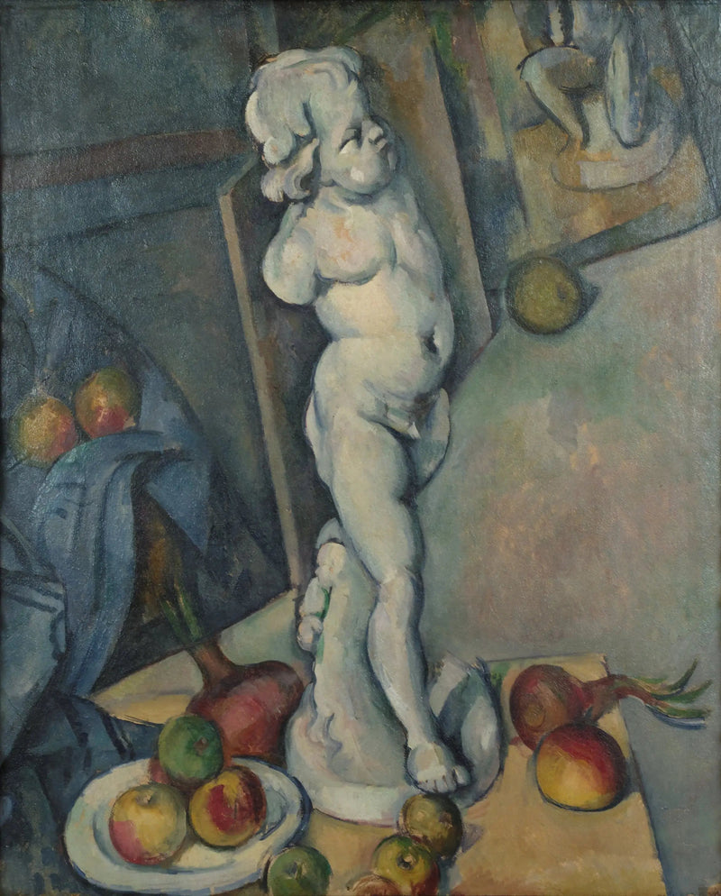 ภาพนิ่งพร้อมรูปปั้นรัก - Paul Cézanne