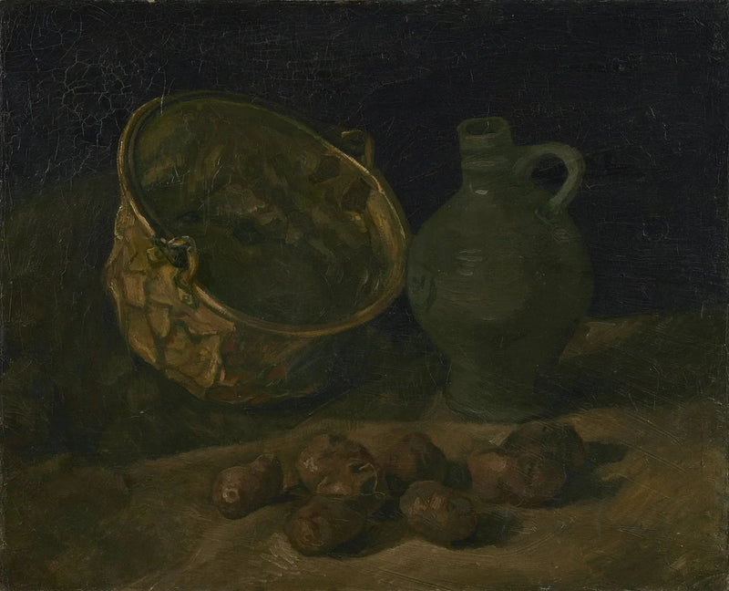 ภาพนิ่งพร้อมหม้อและเหยือกทองเหลือง - Vincent van Gogh