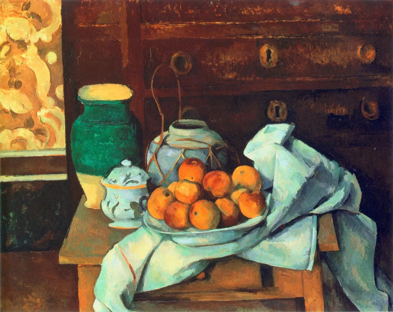 ภาพนิ่งกับตู้ลิ้นชัก - Paul Cézanne