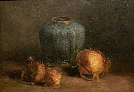 ภาพนิ่งพร้อมหม้อขิงและหัวหอม - Vincent van Gogh