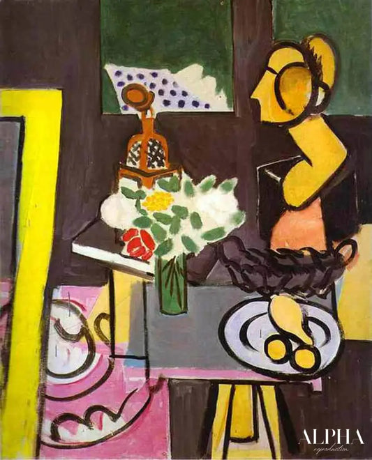 Nature morte avec un buste en plâtre - Matisse - Reproductions de tableaux et peintures haut de gamme