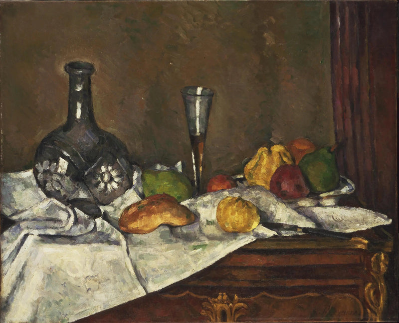 ภาพนิ่งพร้อมของหวาน - Paul Cézanne