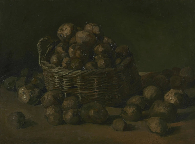 ภาพนิ่งพร้อมตะกร้ามันฝรั่ง - Vincent van Gogh
