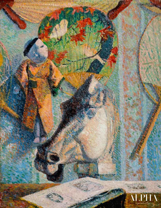 Nature morte avec une tête de cheval - Paul Gauguin - Reproductions de tableaux et peintures haut de gamme