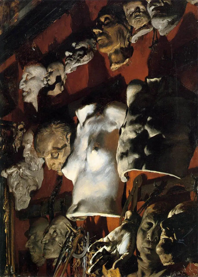ศิลปะธรรมชาติในสตูดิโอ - Adolph von Menzel