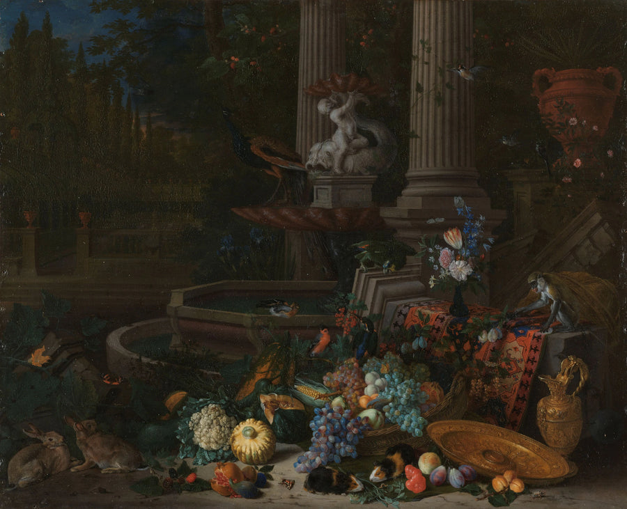 Nature morte à une fontaine - Pieter Gysels