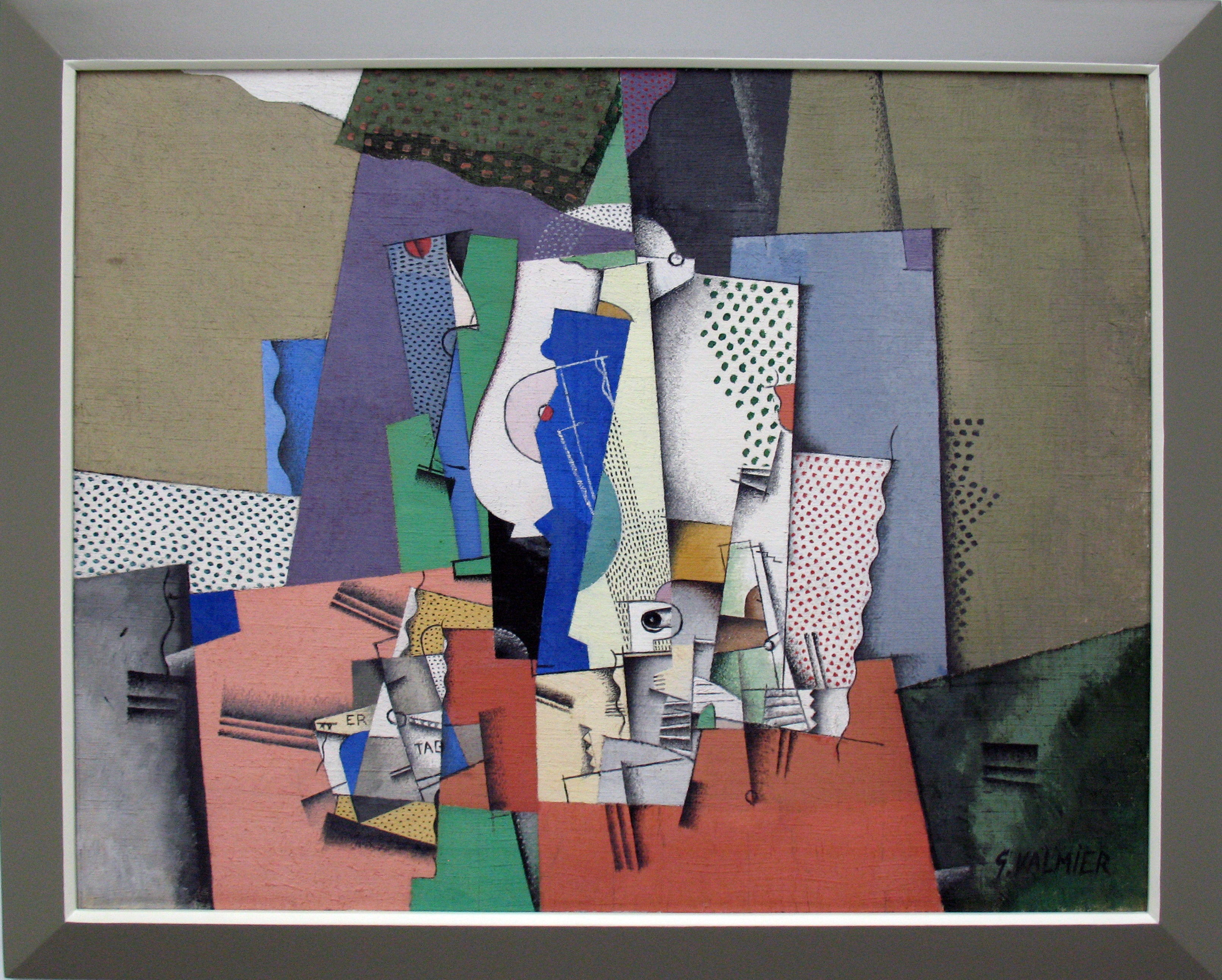 Nature morte géométrique II - Georges Valmier image 1 copie de tableau peinte à la main