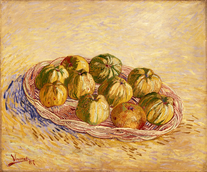 ภาพนิ่ง, ตะกร้าผลแอปเปิ้ล - Vincent van Gogh