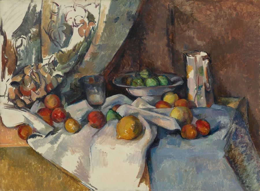 ภาพนิ่งผลไม้กับแอปเปิ้ล - Paul Cézanne
