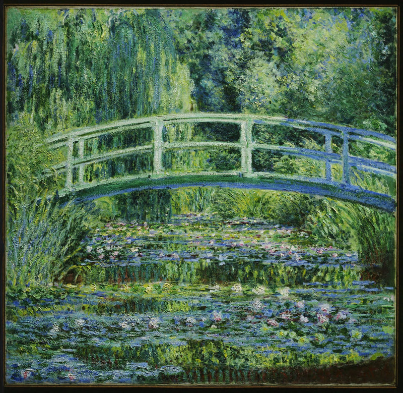 ดอกบัวและสะพานญี่ปุ่น - Claude Monet