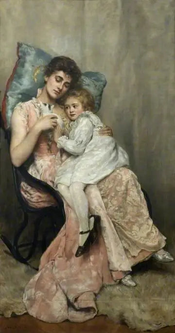 Nettie et Joyce - John Collier image 1 reproduction d’œuvre d’art à l’huile