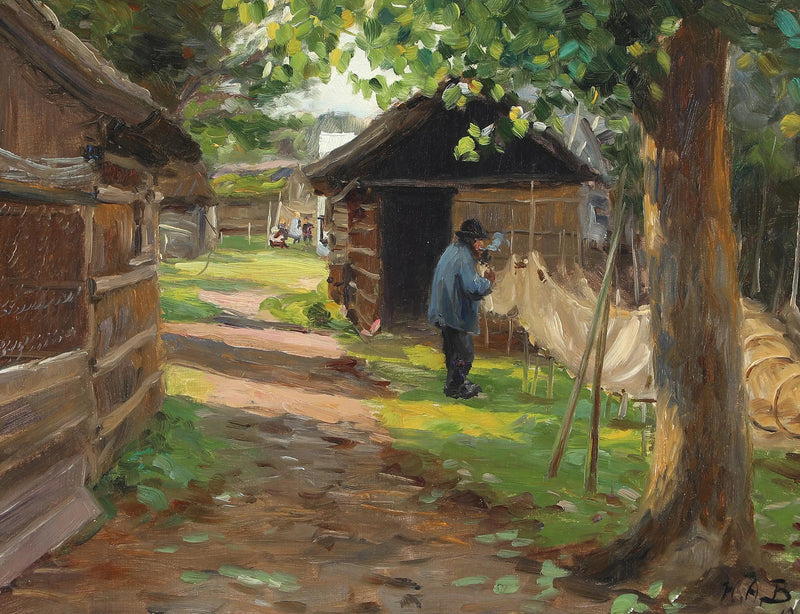 ทำความสะอาดกับดักปลาน้ำจืด - H. A. Brendekilde