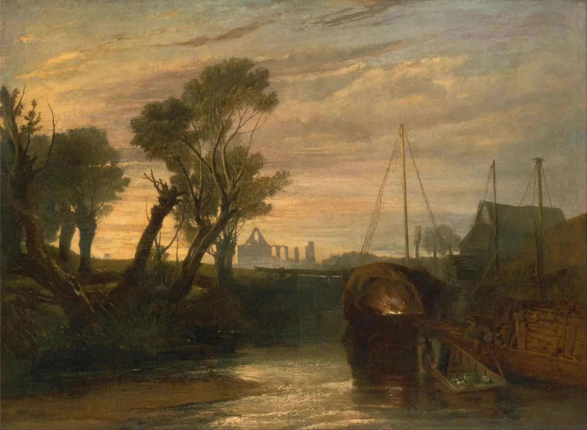 Newark Abbey - J. M. W. Turner image 1 reproduction artisanale de tableau