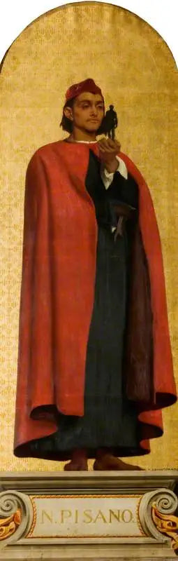 นิโคล่า ปีซาโน (ประมาณ ค.ศ. 1220/1225–ประมาณ ค.ศ. 1284) (โครงการสำหรับโมเสกที่พิพิธภัณฑ์วิกตอเรียแอนด์อัลเบิร์ต) - เฟรเดอริก เลย์ตัน