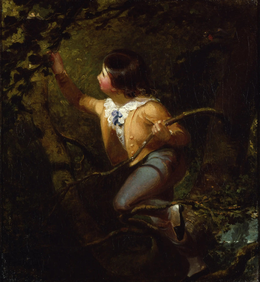 การสร้างรังนกของนก - Emanuel Leutze