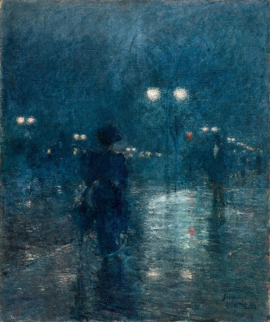 Nocturne de la Cinquième Avenue - Childe Hassam
น็อคเทิร์นแห่งถนน Fifth Avenue - ชิลด์ ฮัสแซม