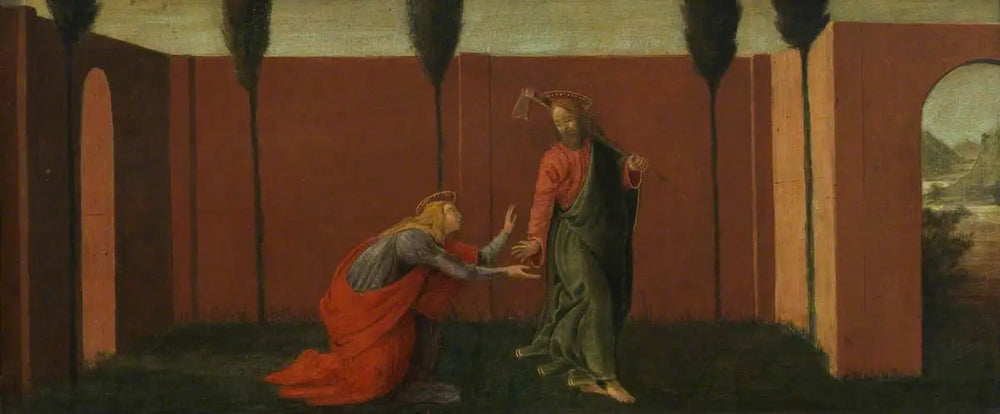 Noli me Tangere (prédelle, panneau trois) - Sandro Botticelli image 1 copie peinte à la main à l’huile