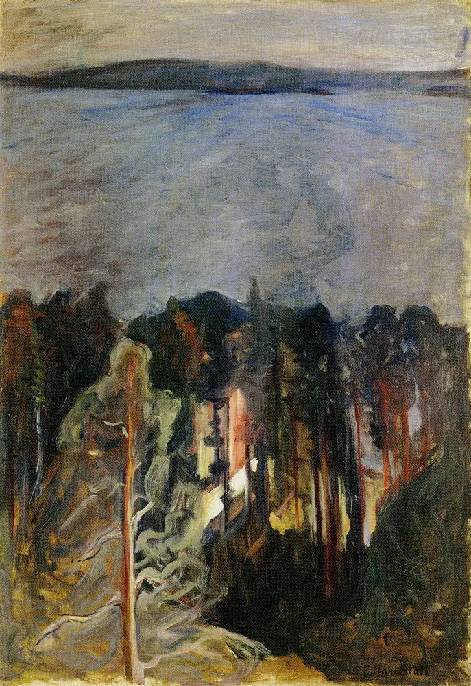 Nordstrand - Edvard Munch image 1 copie de tableau peinte à la main