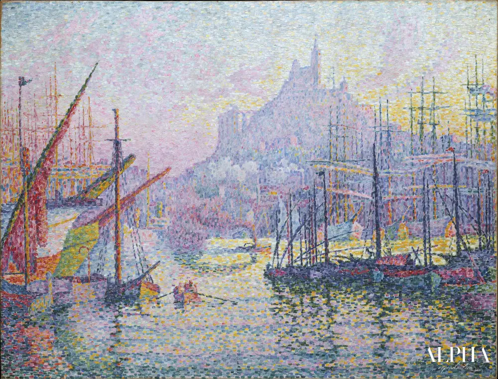 Notre-Dame-de-la-Garde (La Bonne-Mère), Marseilles - Paul Signac - Reproductions de tableaux et peintures haut de gamme