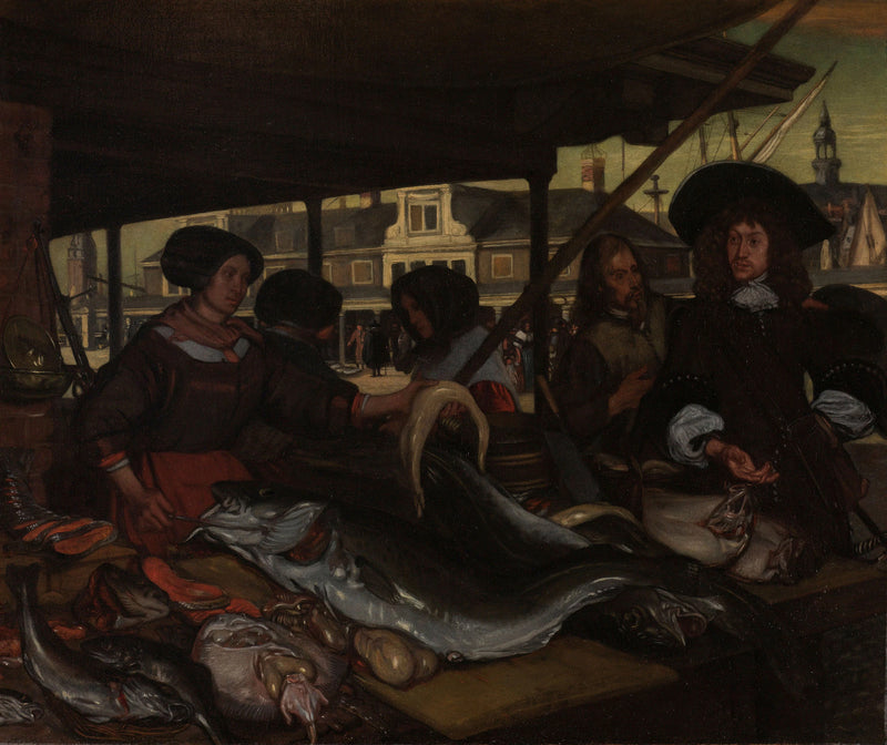 Le nouveau marché aux poissons d'Amsterdam - Emanuel de Witte