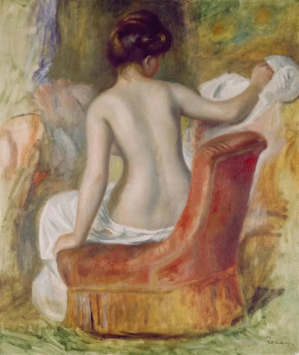 Nu au fauteuil - Pierre-Auguste Renoir image 1 tableau peint à l’huile sur toile