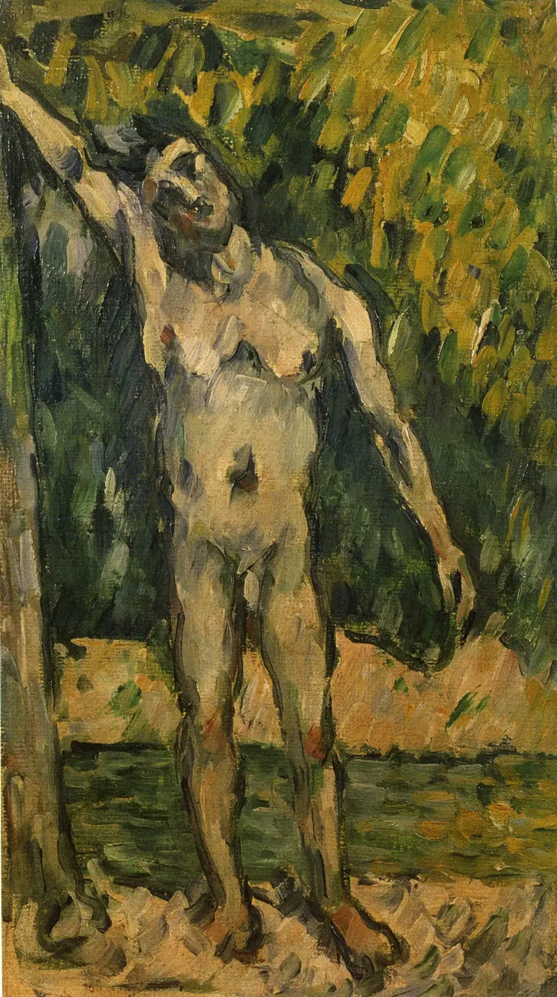 ภาพเปลือยของนักว่ายน้ำหนุ่ม - Paul Cézanne