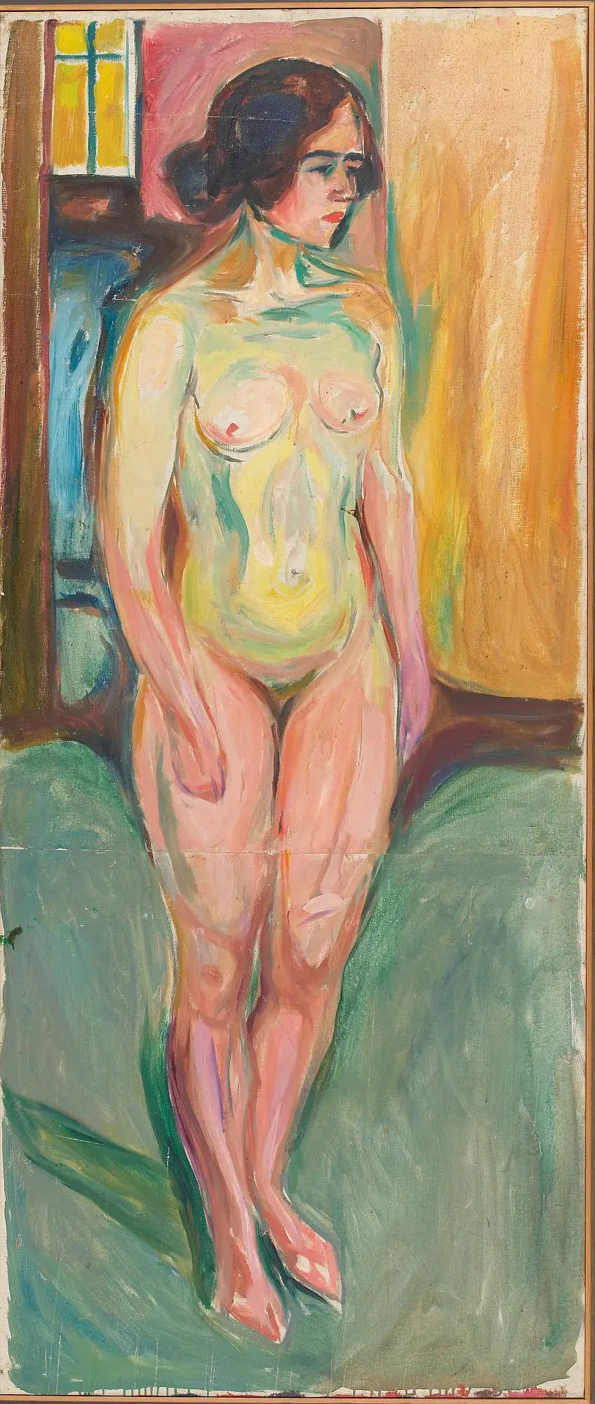 Nu debout : midi - Edvard Munch image 1 reproduction artisanale de tableau