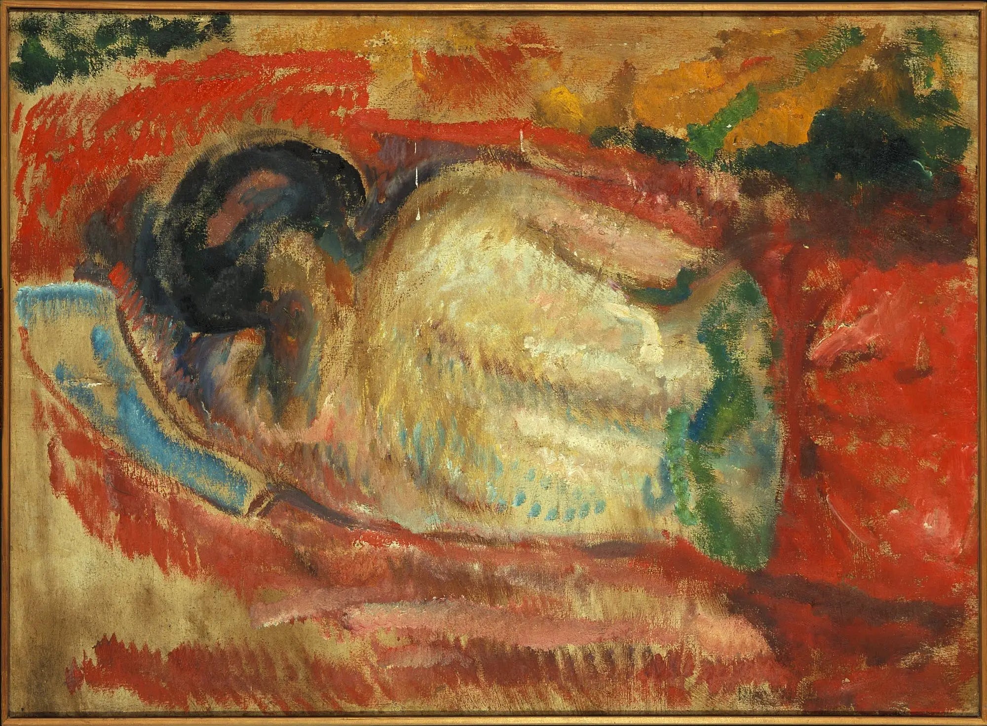 Nu féminin de dos - Edvard Munch image 1 reproduction de peinture à l’huile