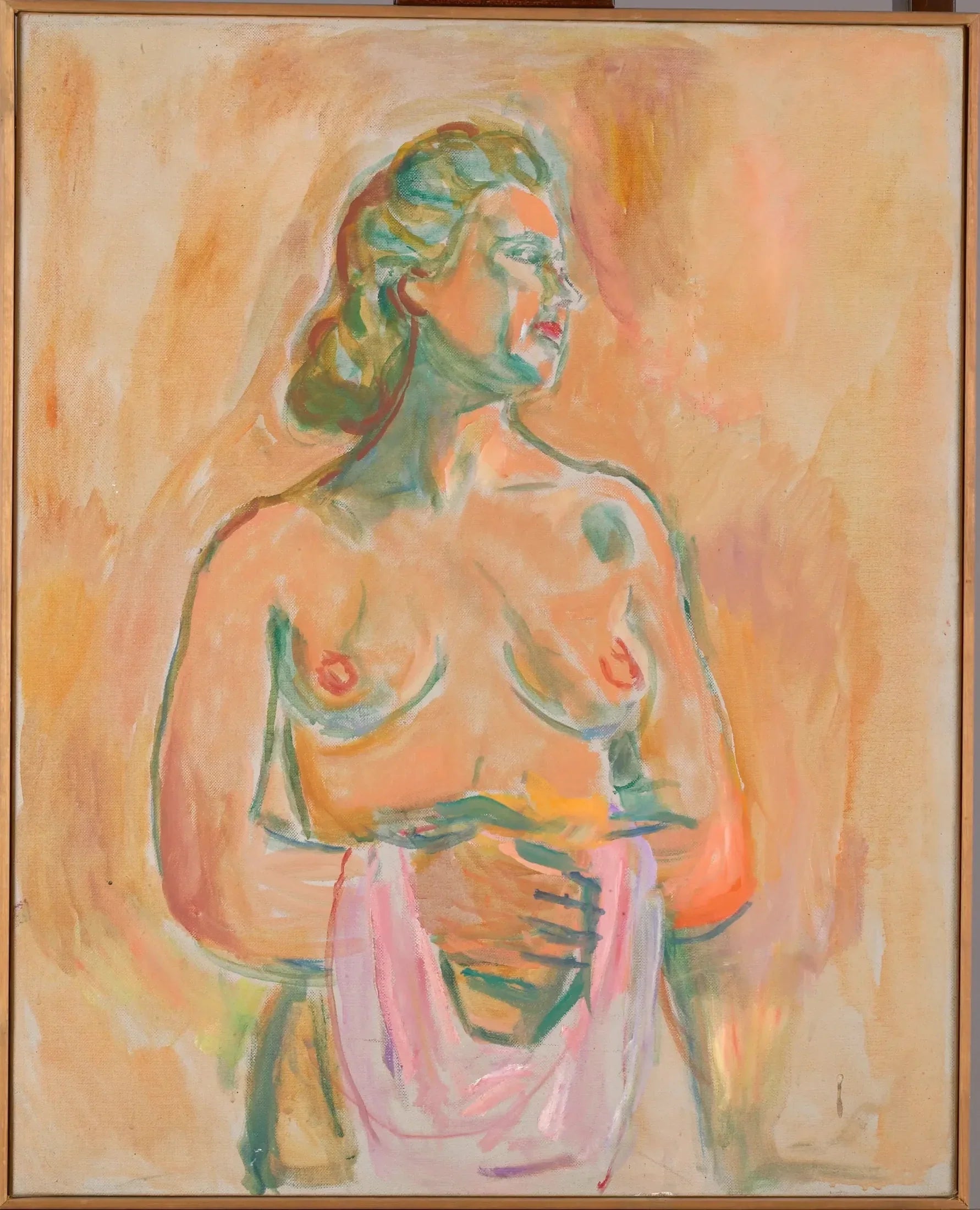 Nu féminin - Edvard Munch image 1 reproduction artisanale de tableau