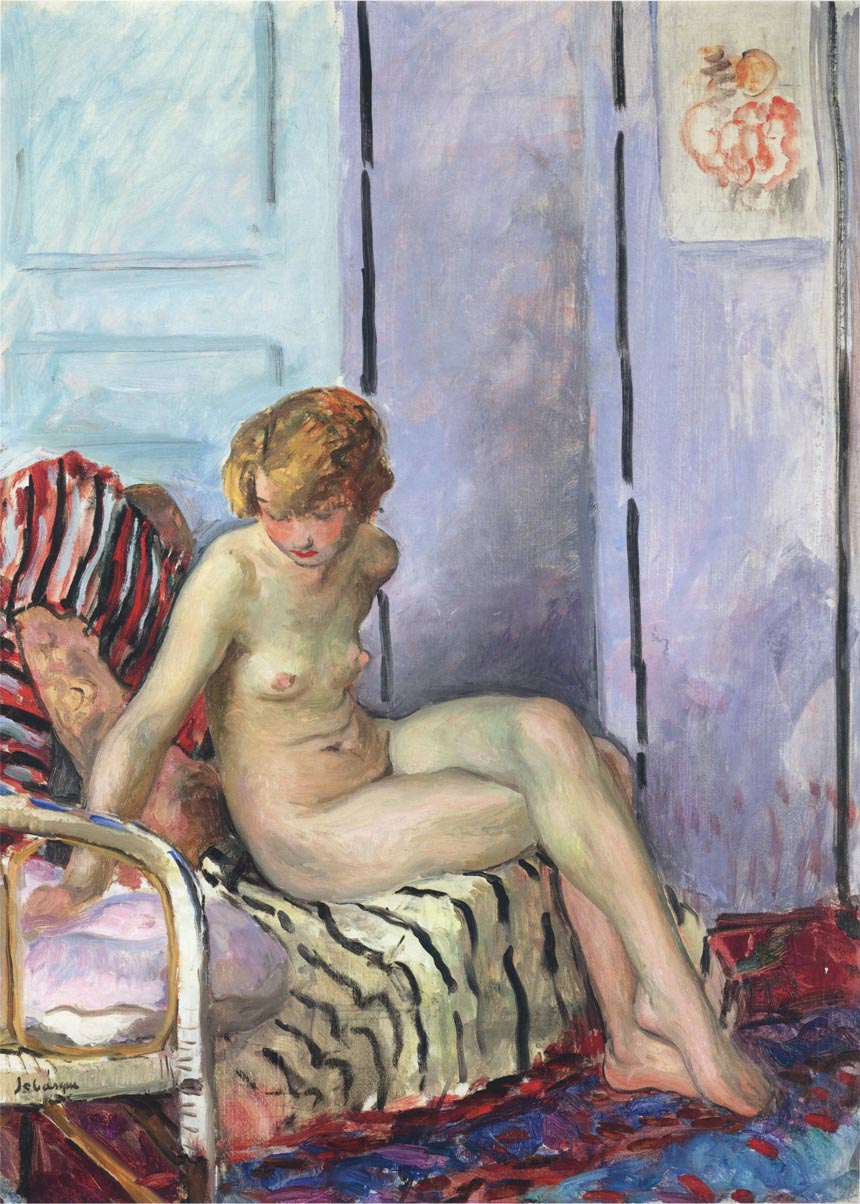 Nu - Henri Lebasque image 1 reproduction artisanale de tableau