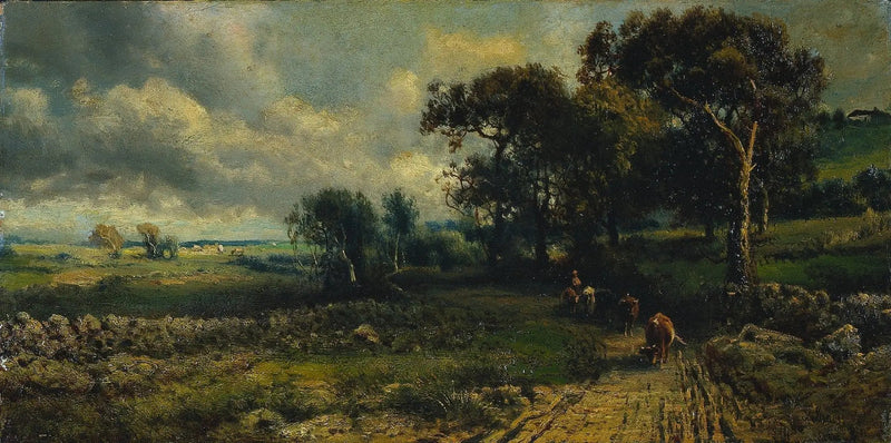 Nuages laineux - George Inness
หมอกเมฆฝอย - จอร์จ อินเนส