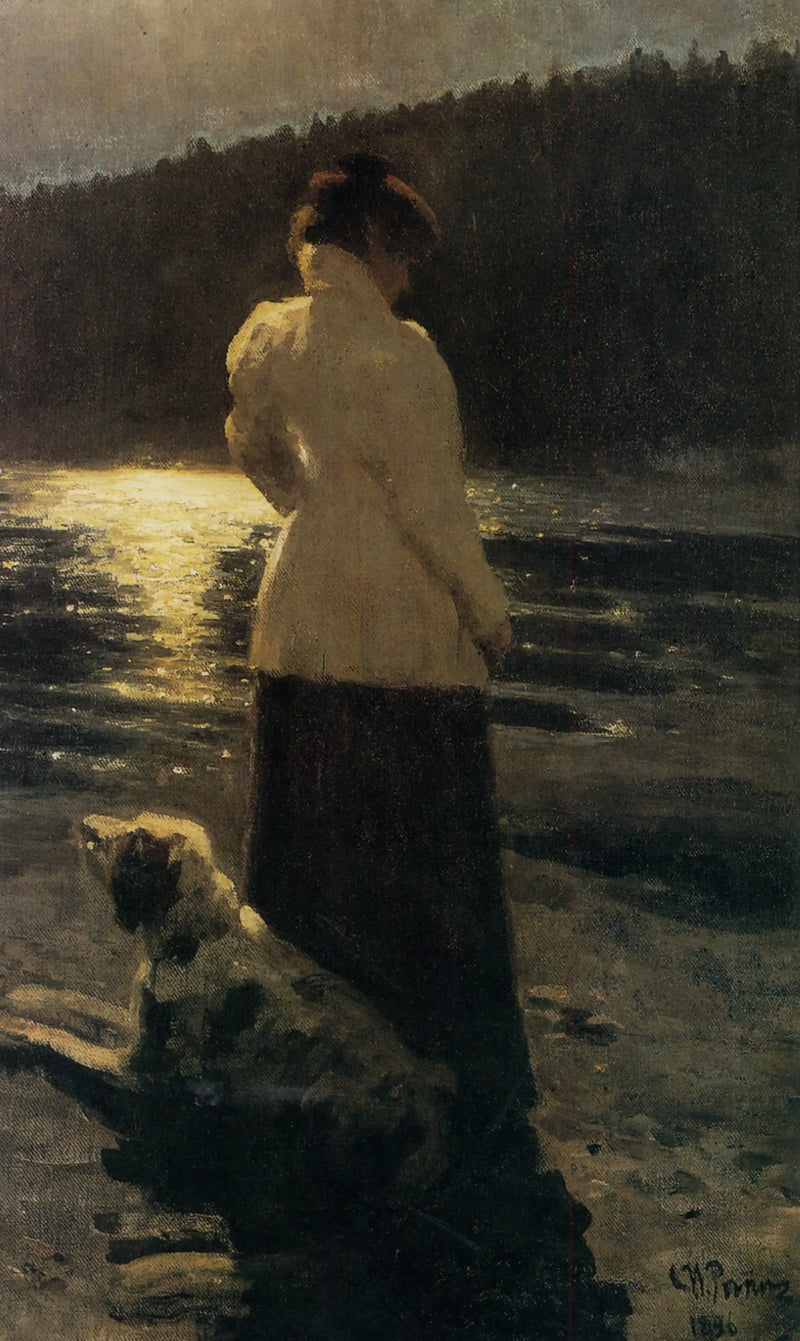 คืนพระจันทร์เต็มดวง. Zdravnevo - Ilya Repin