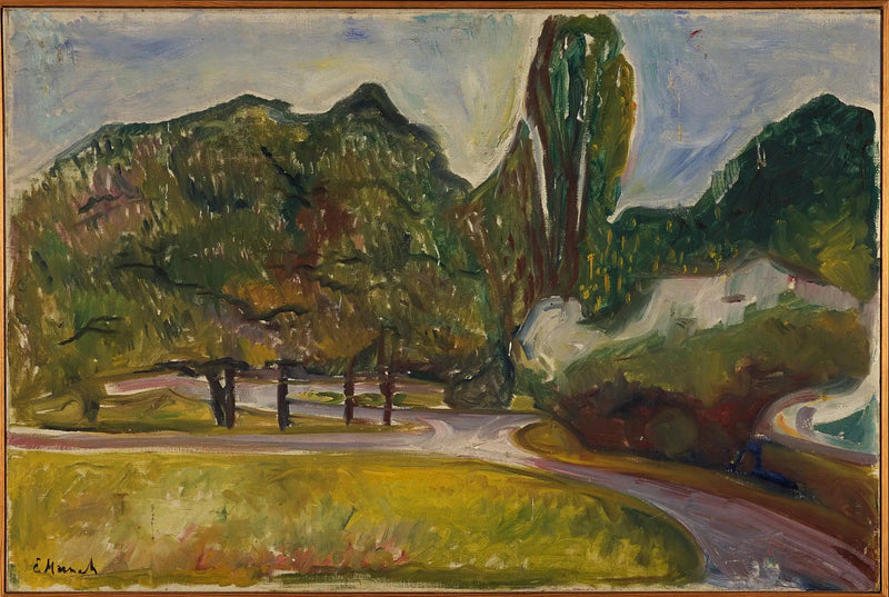 คืนฤดูร้อนที่ Studenterlunden - Edvard Munch