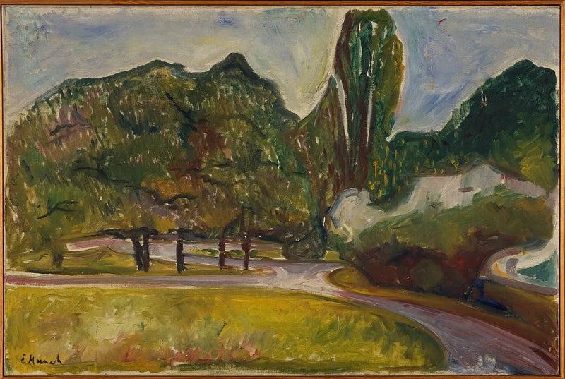 คืนฤดูร้อนที่ Studenterlunden - Edvard Munch