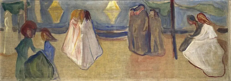 คืนฤดูร้อน (Frise Reinhardt) - Edvard Munch